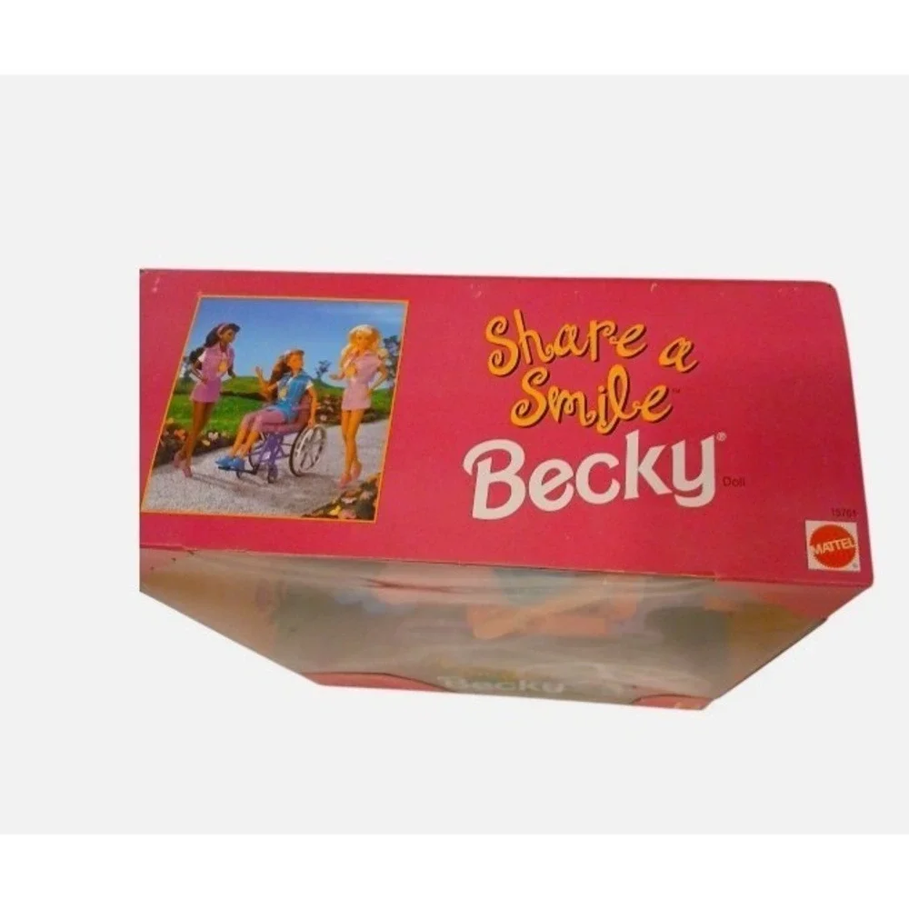 1996 Wheelchair Barbie New w Box Share a Smile BECKY Mattel Sealed Collectible